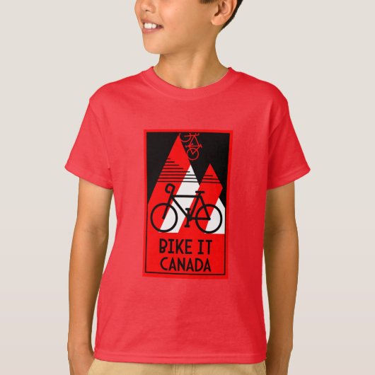 T-shirt Cyclisme Canada (Devant)