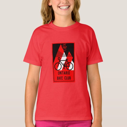 T-shirt Cyclisme Canada (Devant)