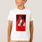 T-shirt Cyclisme Canada (Devant)