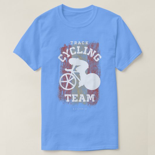T-shirt Cyclisme de piste pour femmes Autriche Vélo de rou (Design devant)