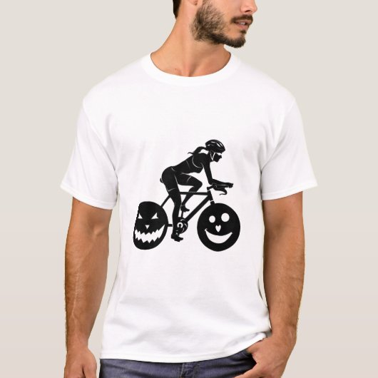 T-shirt Cyclisme Halloween (Devant)