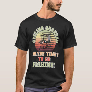 T-shirt Cyclisme Hommes Papi Trop Vieux Pour Ça Doit Cesse