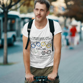 T-shirt Cyclisme Je pourrais avoir l'air de vous écouter