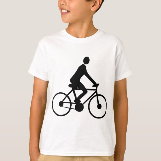 T-shirt Cyclisme - Noir (Devant)