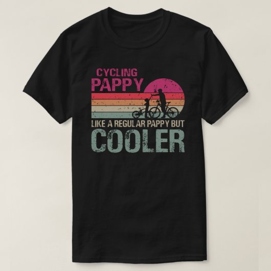 T-shirt Cyclisme Pappy Comme Un T-Sh Régulier Mais Glacièr (Design devant)