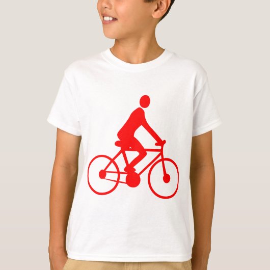 T-shirt Cyclisme - Rouge (Devant)