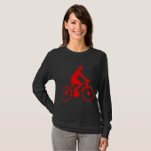 T-shirt Cyclisme - Rouge (Devant entier)