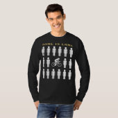 T-shirt Cyclisme Same is Lame - Pédalez jusqu'à l' (Devant entier)