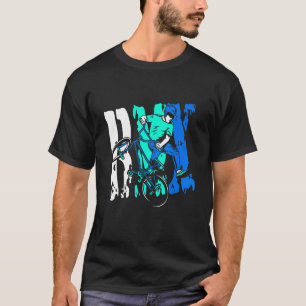 T-shirt Cyclisme tout terrain de vélo BMX 1