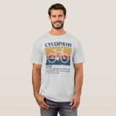 T-shirt Cyclisme Vintage rétro-Définition de cyclone (Devant entier)