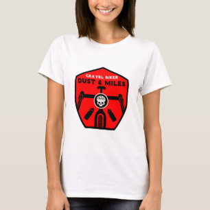 T-shirt Cycliste Américain de Vélo Gravel