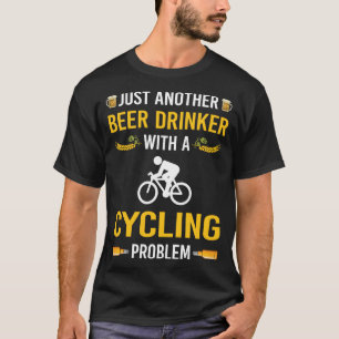 T-shirt Cycliste Buveur de Bière Vélo Cyclisme