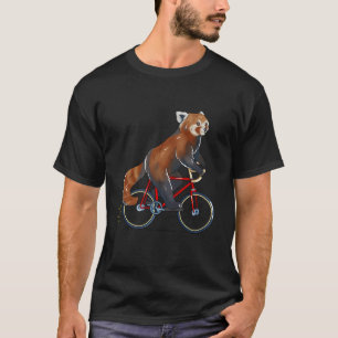 T-shirt Cycliste cycliste Red Panda Riding
