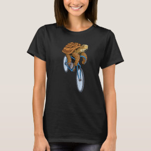 T-shirt Cycliste Cycliste Tortue de mer Vélo