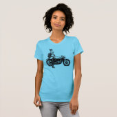 T-shirt Cycliste de lapin (Devant entier)