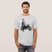 T-shirt Cycliste de lapin (Devant entier)