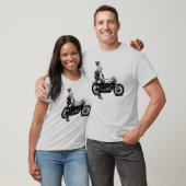 T-shirt Cycliste de lapin (Unisexe)