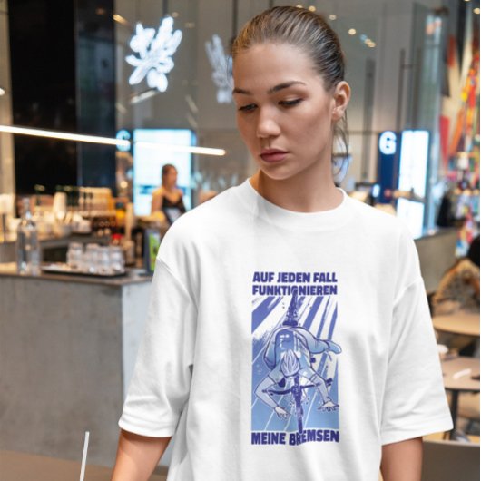 T-shirt Cycliste en chute