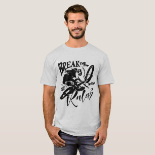 T-shirt Cycliste extrême de BMX Freestyle