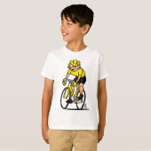 T-shirt Cycliste - faisant un cycle (Devant entier)