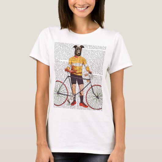 T-shirt Cycliste Greyhound (Devant)