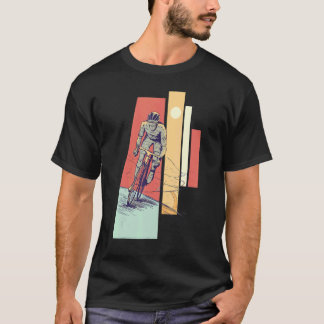 T-shirt Cycliste Rétro Vintage Cyclisme