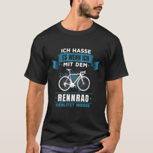 T-shirt Cycliste Vélo Dire Racing Vélo Geblitzt