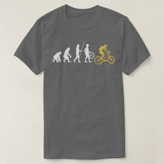 T-shirt Cycliste vélo Evolution Vélo (Design devant)