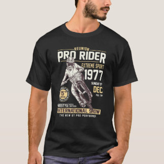 T-shirt Cyclistes de vélo de sport extrême Pro Rider