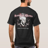 T-shirt Cyclistes écossais (Dos)