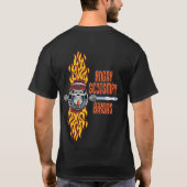 T-shirt Cyclistes fâchés de Scotsman (Dos)