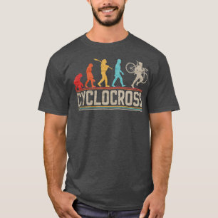T-shirt Cyclocross Bicycle Evolution de l'homme Ride Grave