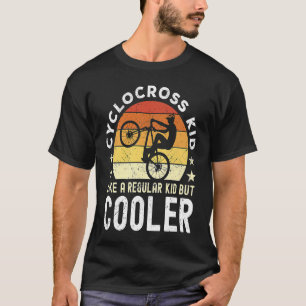 T-shirt Cyclocross Kid Dit Avec Cyclocross Bike