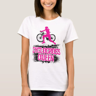 T-shirt Cyclocross Queen Cyclo-Cross CX femmes vélo