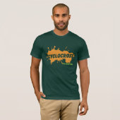 T-shirt Cyclocross : Temps de boue (Devant entier)