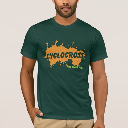 T-shirt Cyclocross : Temps de boue (Devant)