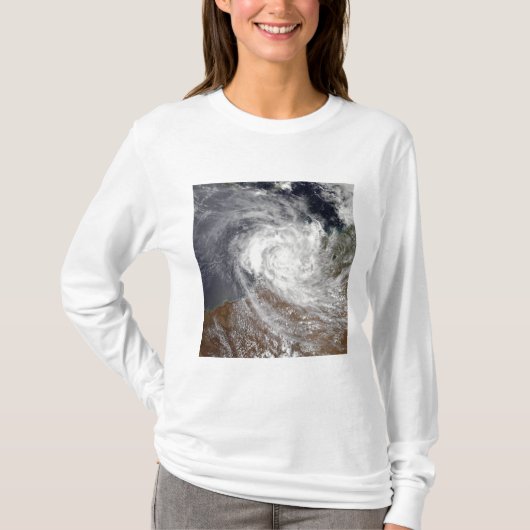 T-shirt Cyclone tropical Billy sur l'Australie (Devant)