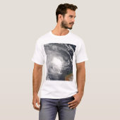 T-shirt Cyclone tropical Jacob approchant l'Australie (Devant entier)