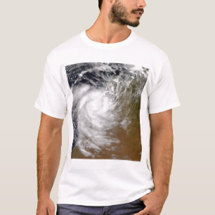 T-shirt Cyclone tropical Magda venant à terre dans austra