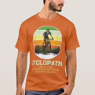 T-shirt Cyclopath Définition Sunset Cycliste Humour Ventil