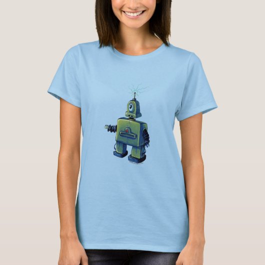 T-shirt Cyclops Robot avec statique (Devant)