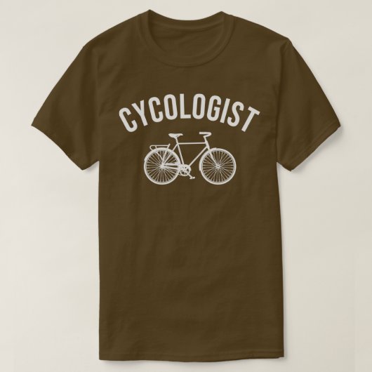 T-shirt Cycologiste Funny Cyclisme Design 2 (Design devant)
