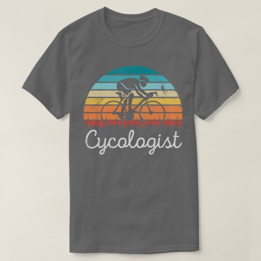 T-shirt Cycologiste Retro vélo cadeau vélo (Design devant)