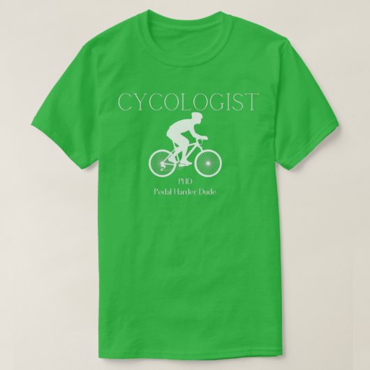 T-shirt Cycologue PHD 1 (Design devant)