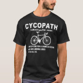 T-shirt cycopath (Devant)