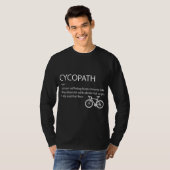 T-shirt Cycopath Funny Bike Cycle Cyclist (Devant entier)