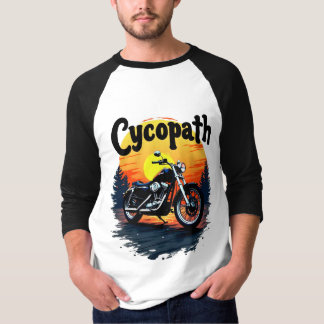 T-shirt Cycopath Greatest Biker Tee avec le coucher de sol