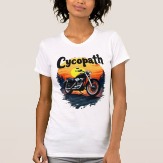 T-shirt Cycopath Greatest Biker Tee avec le coucher de sol