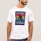 T-shirt Cycopath pour cyclistes (Devant)
