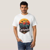 T-shirt Cycopaure : Vélo énergétique et soleil couchant Gr (Devant entier)